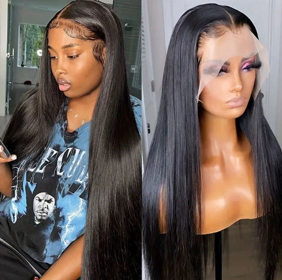 Mid-Long Straight Wig Headgear