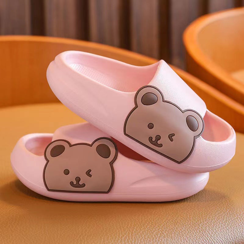 Children's Cartoon Soft Bottom Slippers