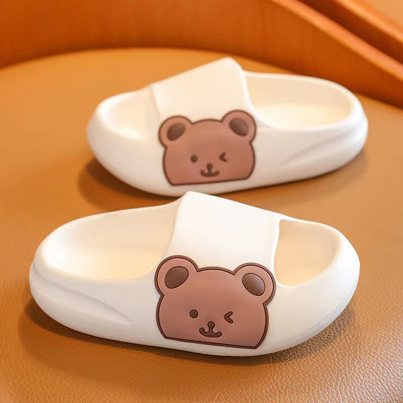 Children's Cartoon Soft Bottom Slippers