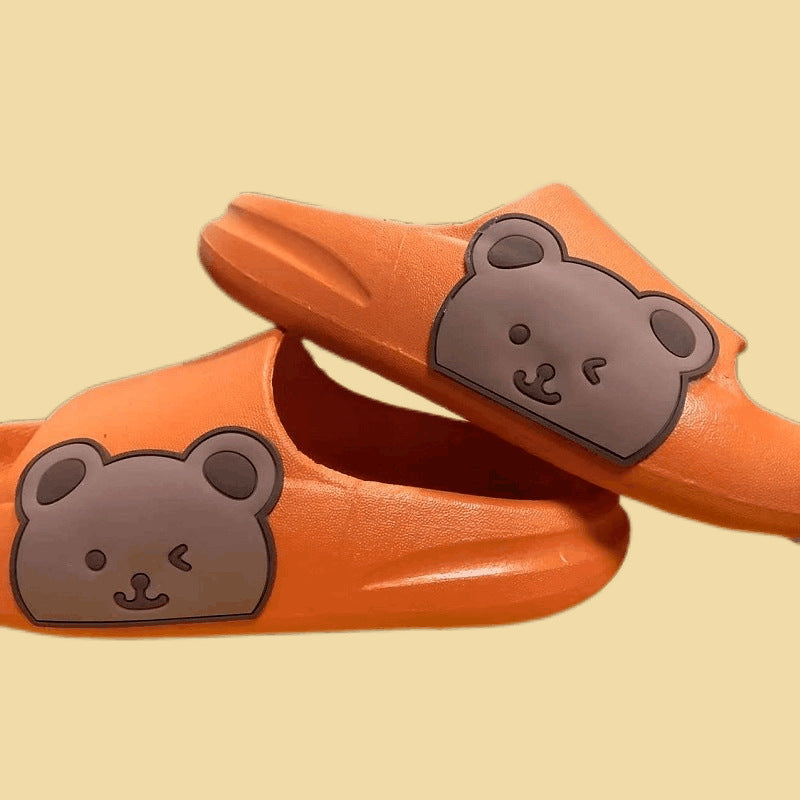 Children's Cartoon Soft Bottom Slippers