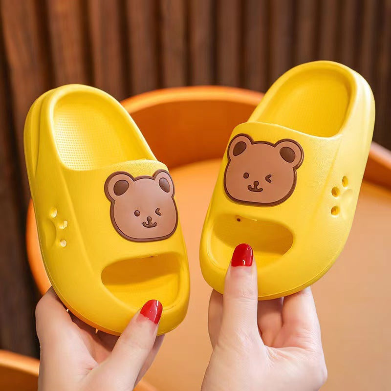 Children's Cartoon Soft Bottom Slippers