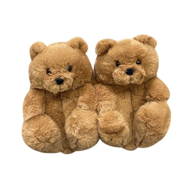 Plush Bear Slippers (Children)