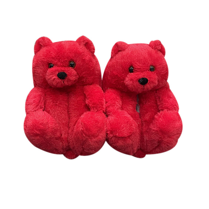 Plush Bear Slippers (Children)