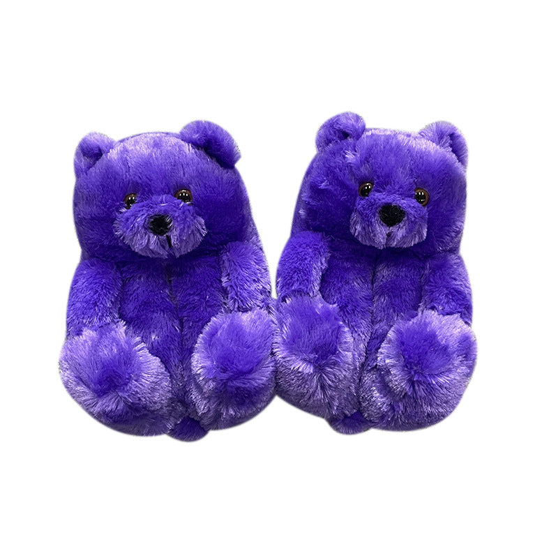 Plush Bear Slippers (Children)