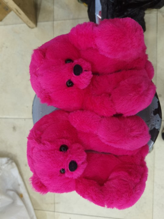 Plush Bear Slippers (Children)