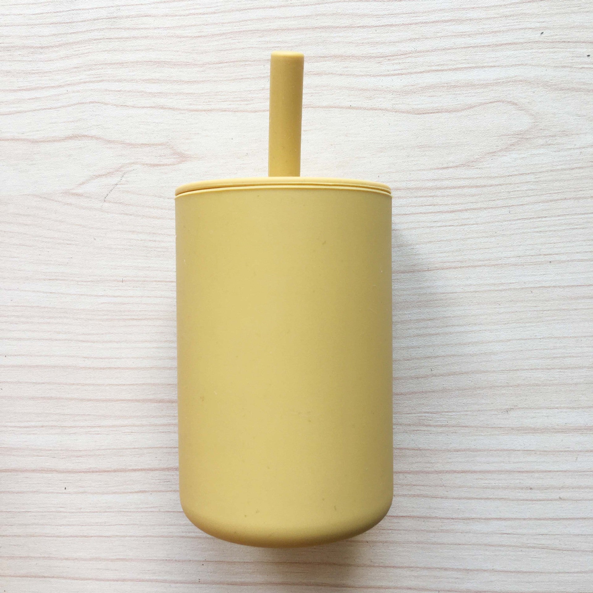 Silicone Water Cup with Straw