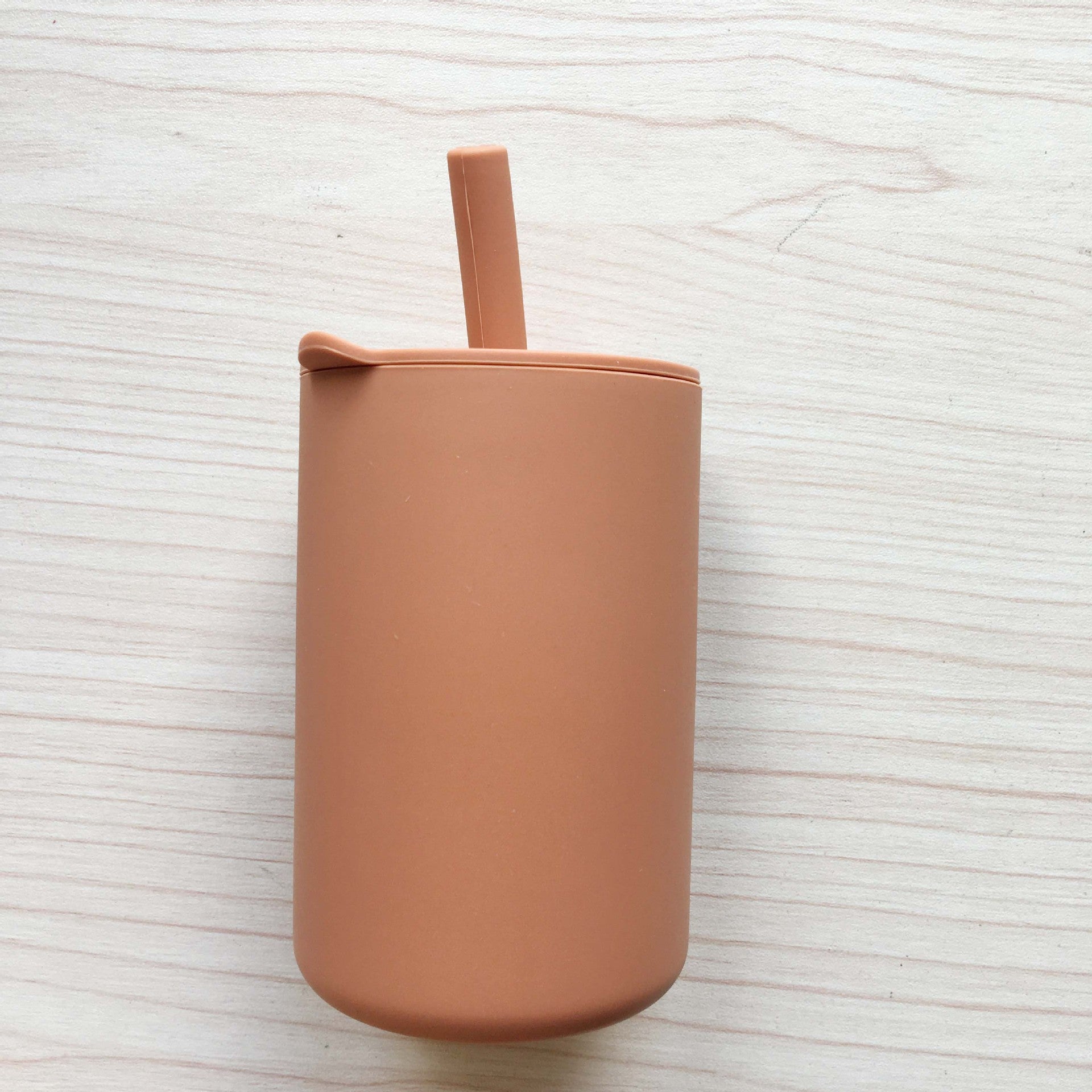 Silicone Water Cup with Straw