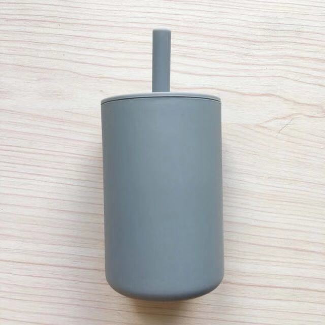 Silicone Water Cup with Straw
