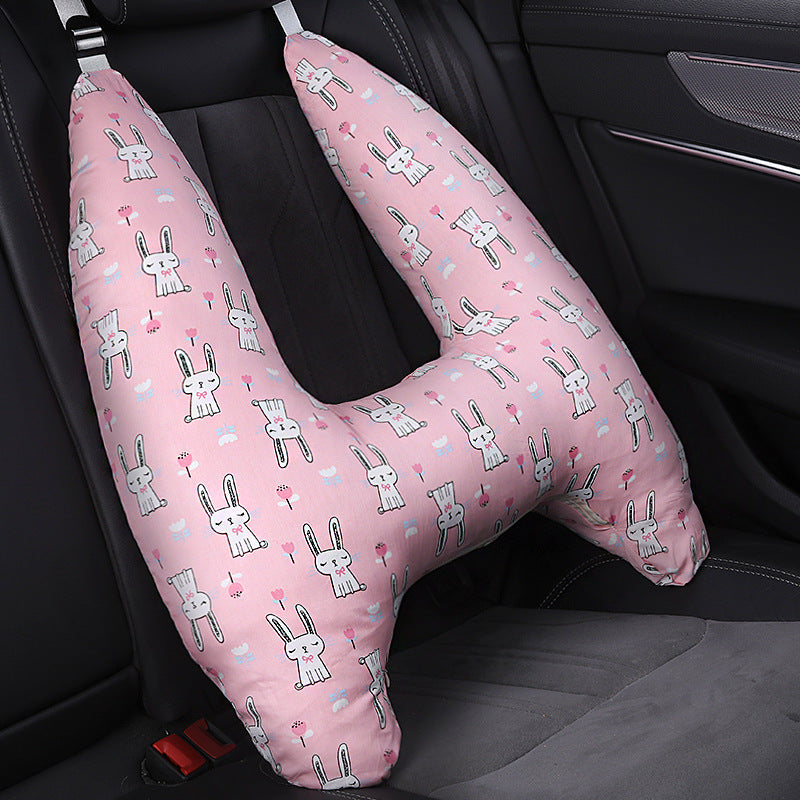 Cartoon Dinosaur Car Headrest Pillow
