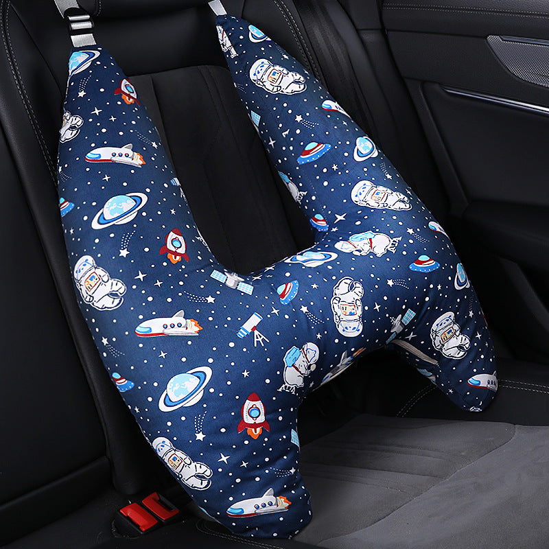 Cartoon Dinosaur Car Headrest Pillow