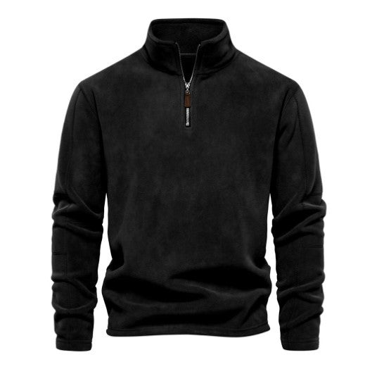 Lamb Wool Hoodie Stand Up Collar Top