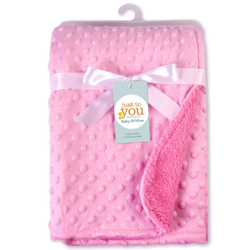 Infant Pea Velvet Blanket