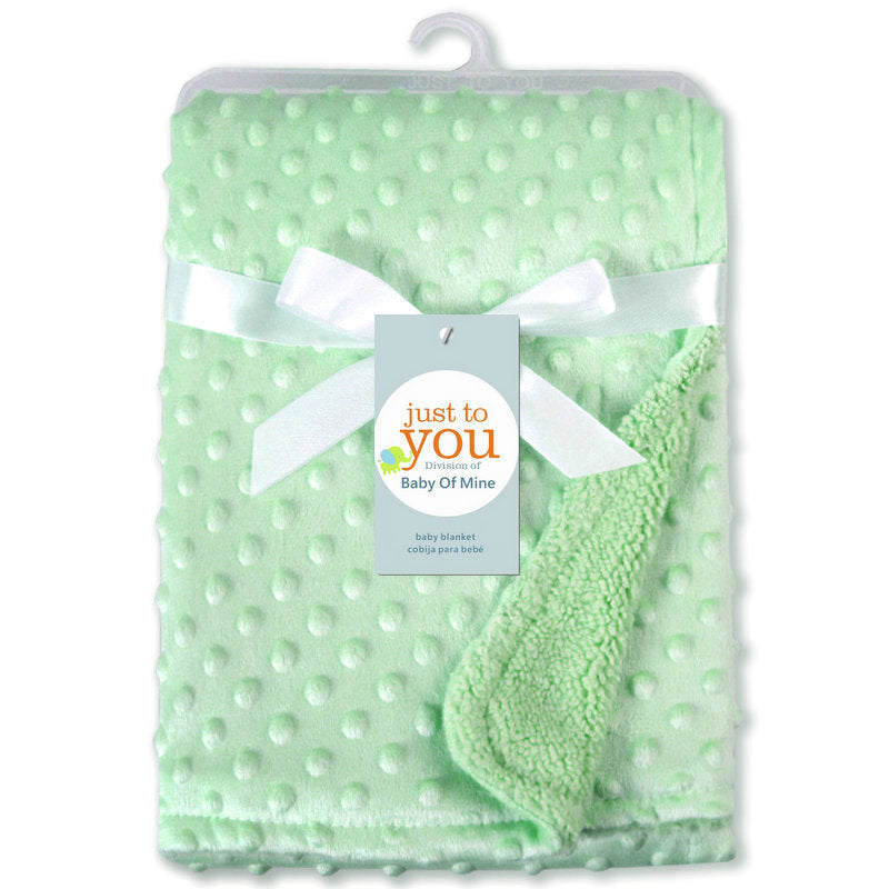 Infant Pea Velvet Blanket