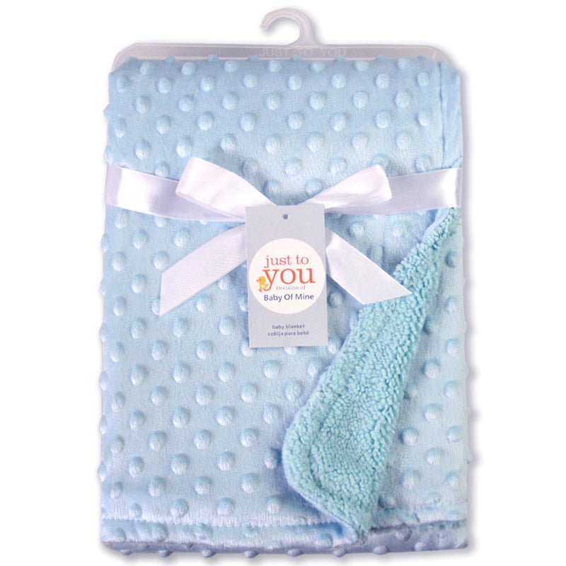Infant Pea Velvet Blanket
