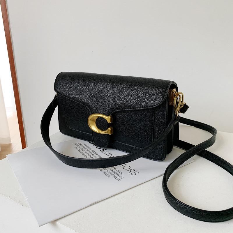 Fashionable Caviar Small Square Bag Diagonal Straddle Bag