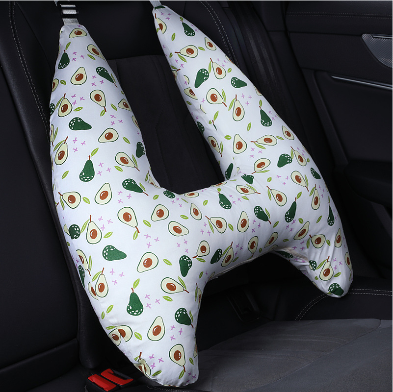 Cartoon Dinosaur Car Headrest Pillow