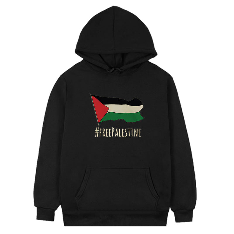 Palestine hoodies women 90s Kawaii japanese Winter clothing