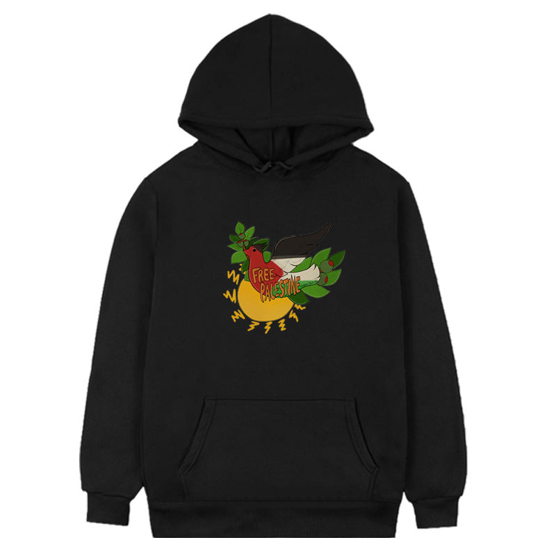 Palestine hoodies women 90s Kawaii japanese Winter clothing