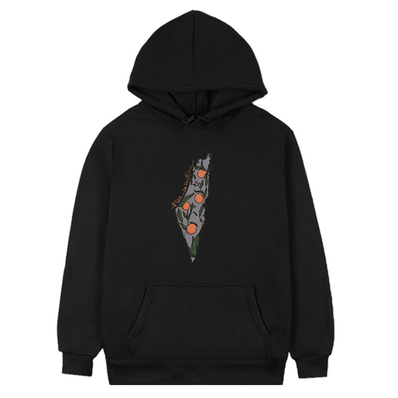 Palestine hoodies women 90s Kawaii japanese Winter clothing