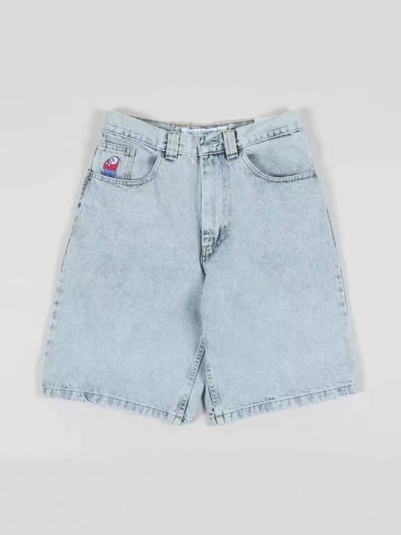 High Street Hip Hop Denim Shorts