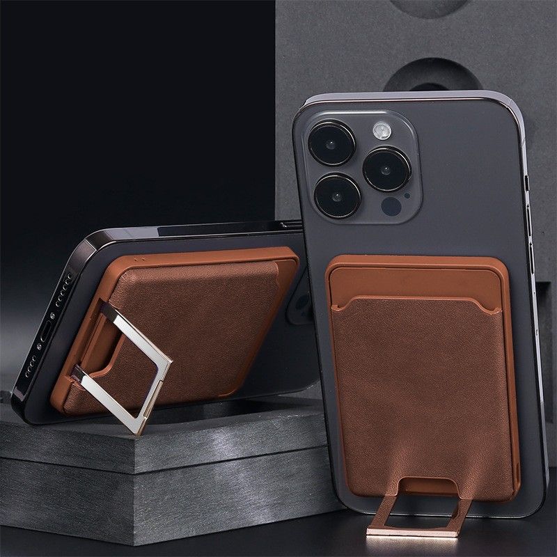 Magnetic Suction Wireless Charging Folding Card Bag