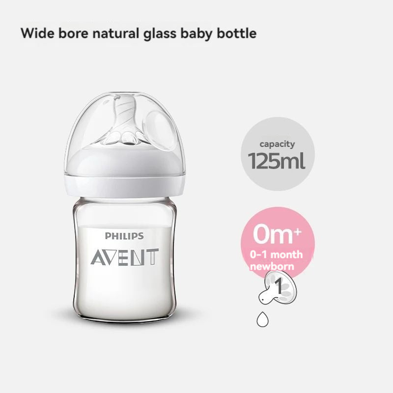 Anti-Flatulence Newborn Baby Glass Bottle
