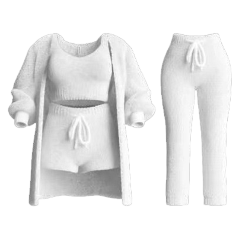 Jacket Vest Shorts Four-piece Set