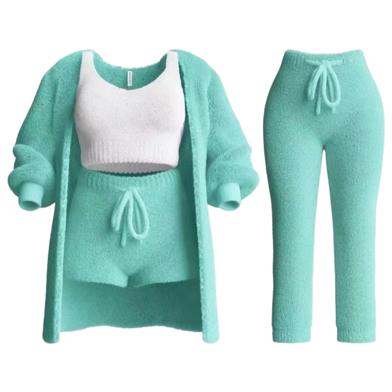 Jacket Vest Shorts Four-piece Set