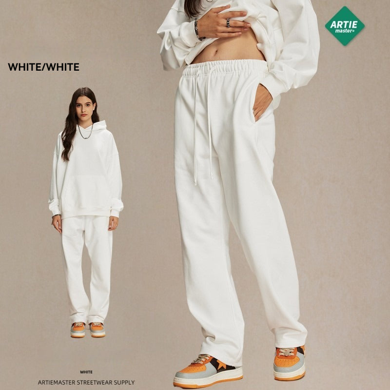 Straight Trousers Solid Color Men's Trousers