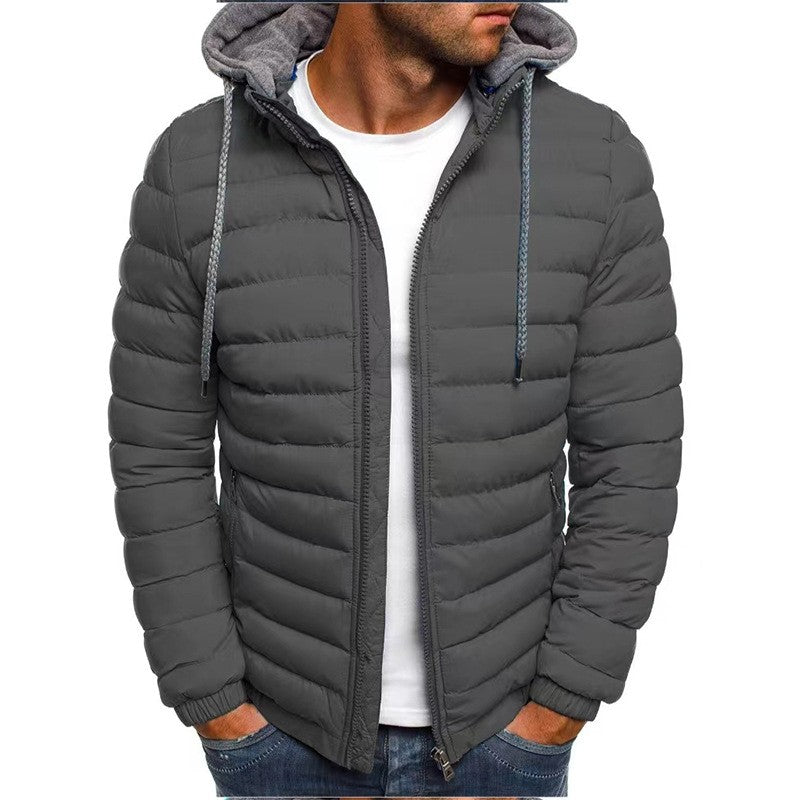 Casual Hooded Cotton-padded Jacket