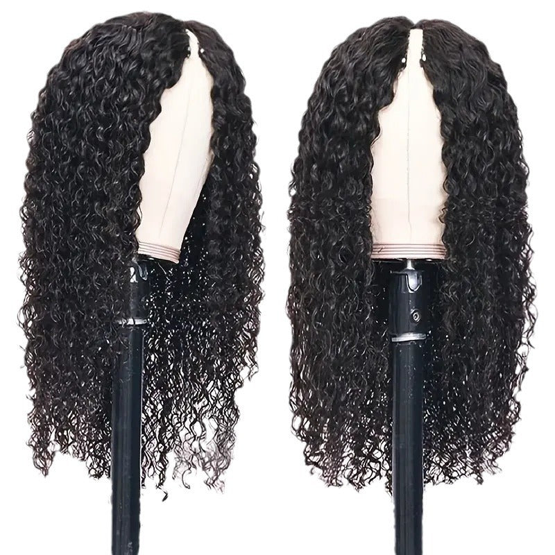 Mid-length curl wig