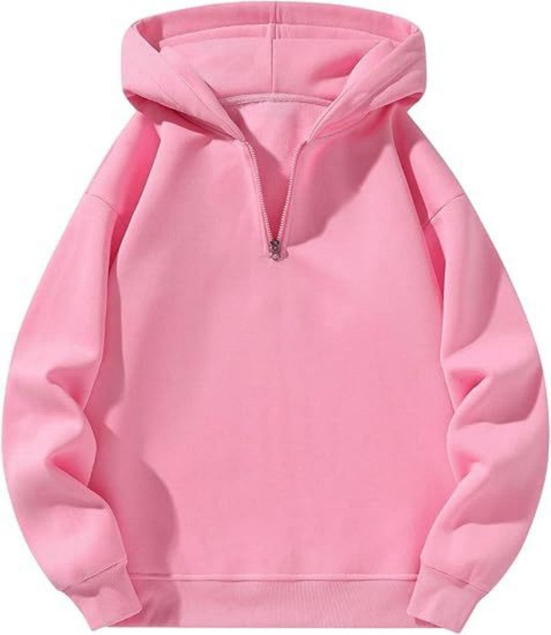 Casual Half-Zip Hoodie