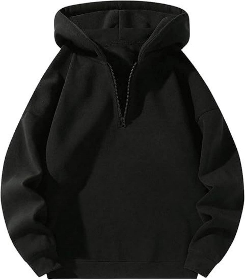 Casual Half-Zip Hoodie
