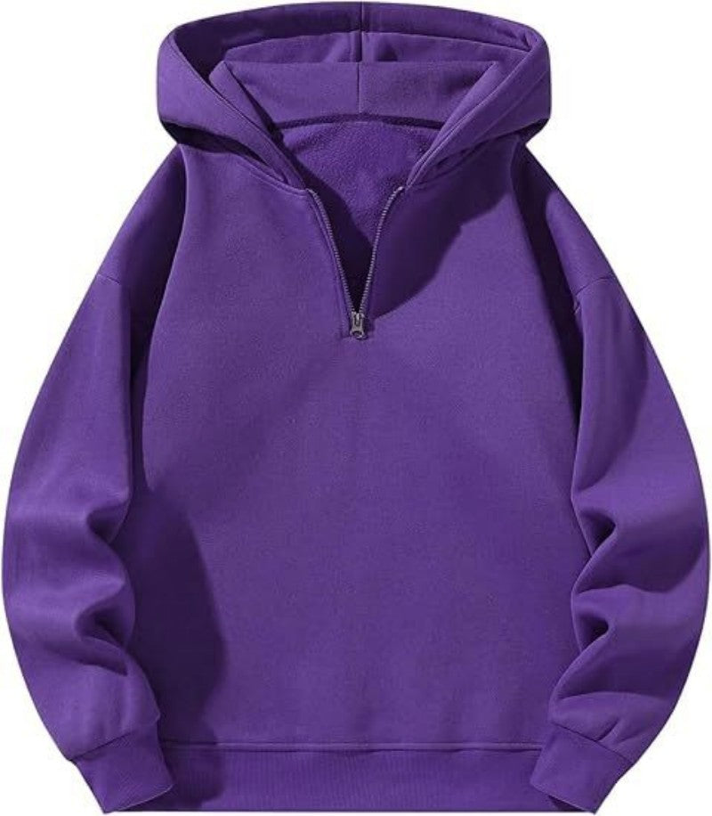 Casual Half-Zip Hoodie