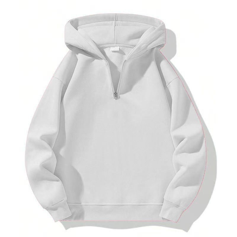 Casual Half-Zip Hoodie