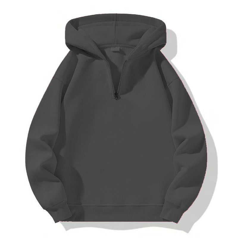Casual Half-Zip Hoodie