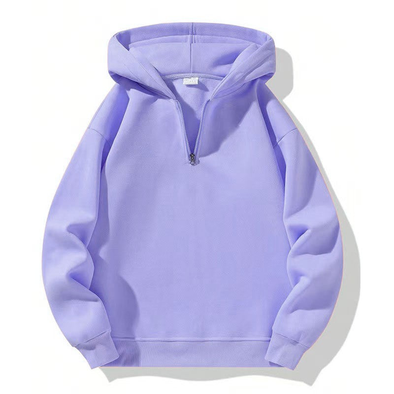 Casual Half-Zip Hoodie