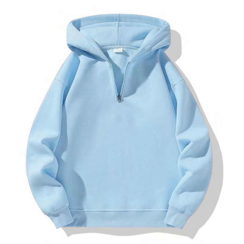 Casual Half-Zip Hoodie