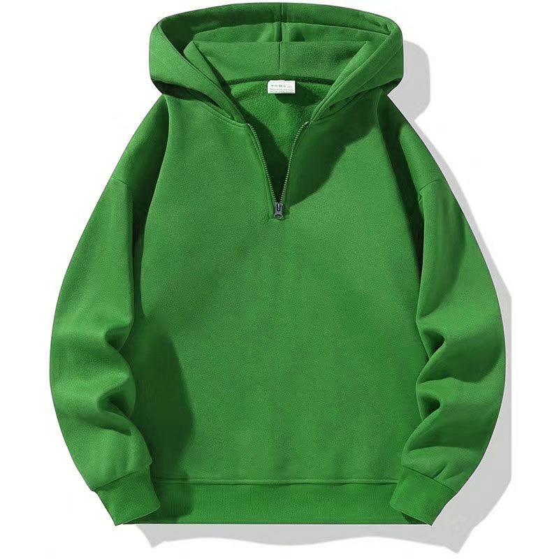 Casual Half-Zip Hoodie