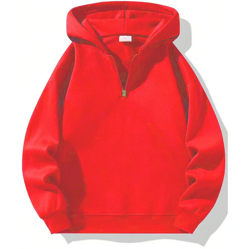 Casual Half-Zip Hoodie