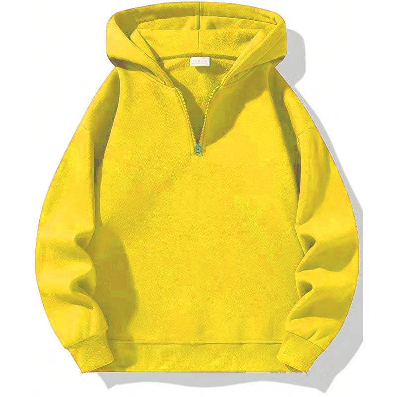 Casual Half-Zip Hoodie