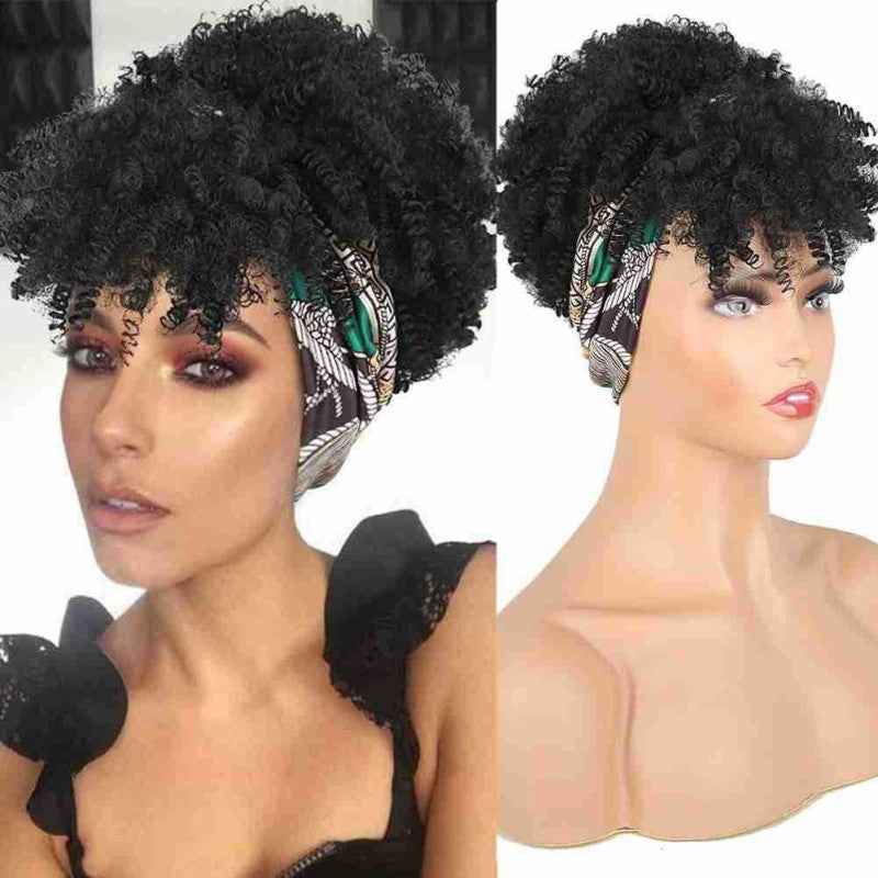 Headband Turban Wig