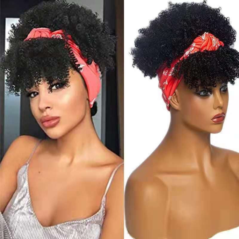 Headband Turban Wig