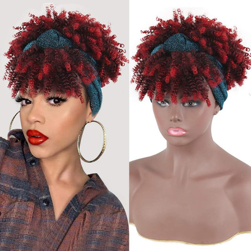Headband Turban Wig