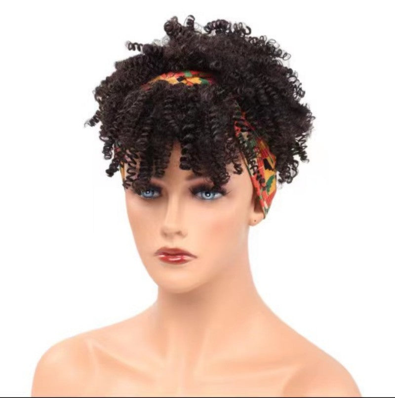 Headband Turban Wig