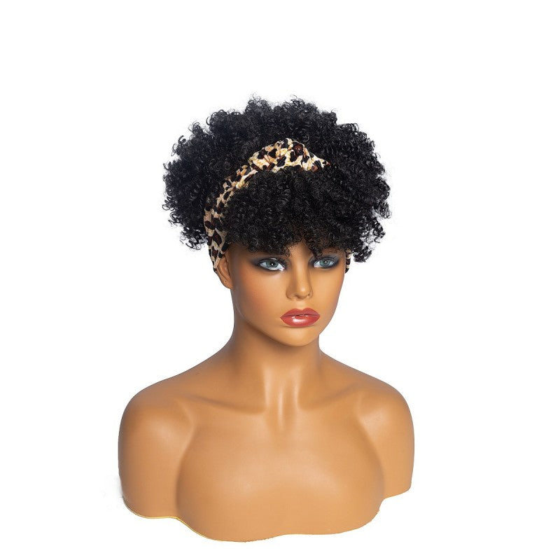 Headband Turban Wig