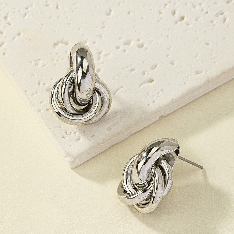 Circle Twist Multi-layer Twist Earrings