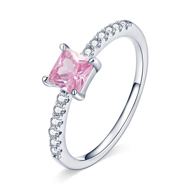 Pink Square Ring