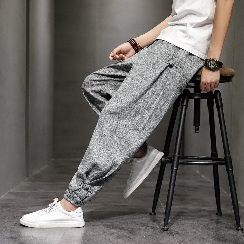 Men's Wide-Leg Casual Pants