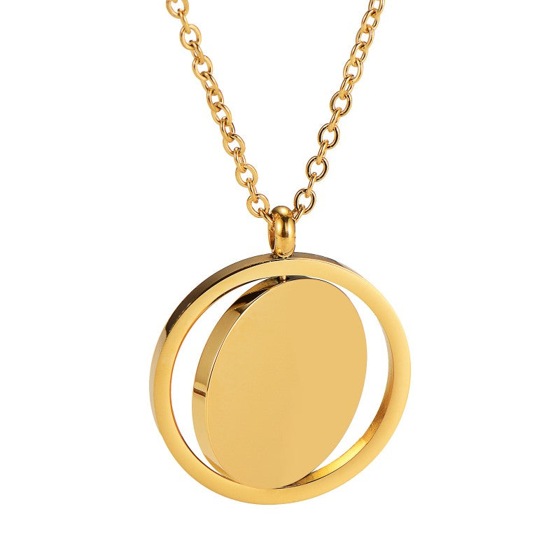 Laser-lettering Glossable Necklace